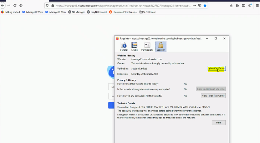 Send to iManage Cloud