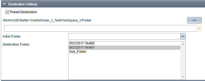 Send to iManage Cloud