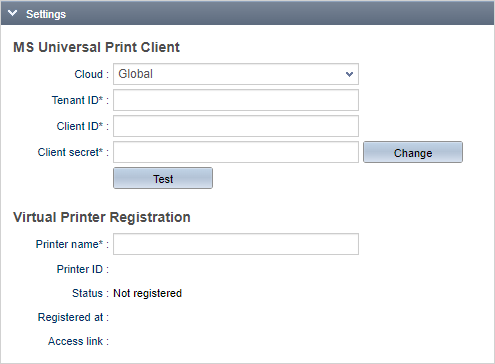 Virtual Printer Configration Create a Virtual Printer