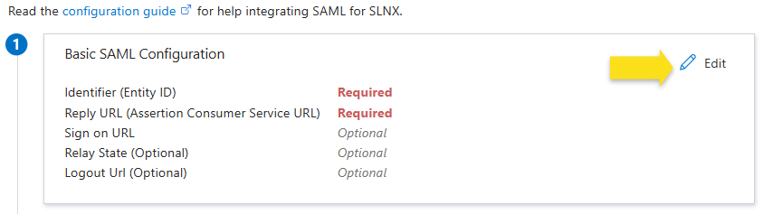 Configure SAML Authentication